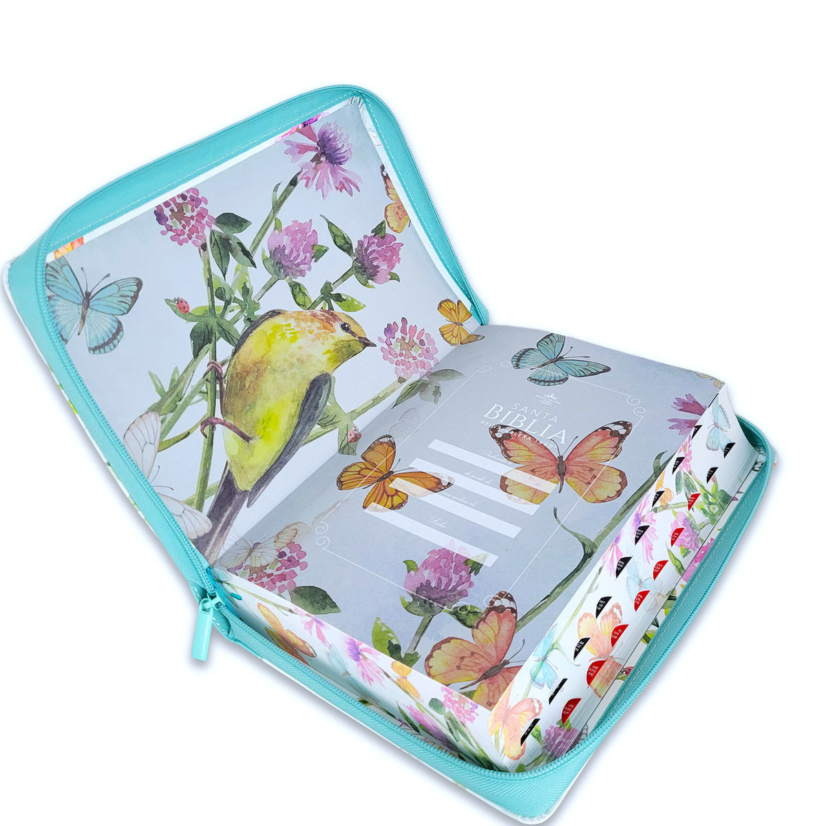 BIBLIA PARA MUJERES FLORALES