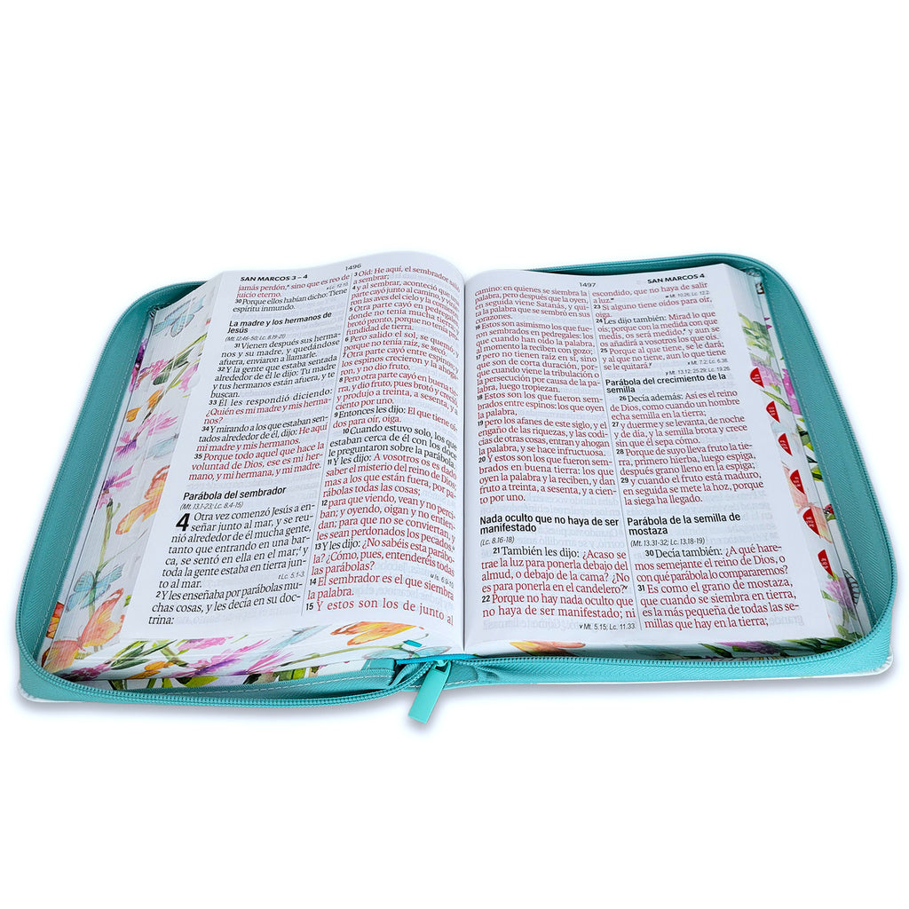 BIBLIA PARA MUJERES FLORALES